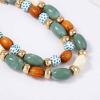 Bohemian Geometric Wooden Bead Ethnic Style Double Layered Necklace For Women,multicolored,44/51+7cm view 3