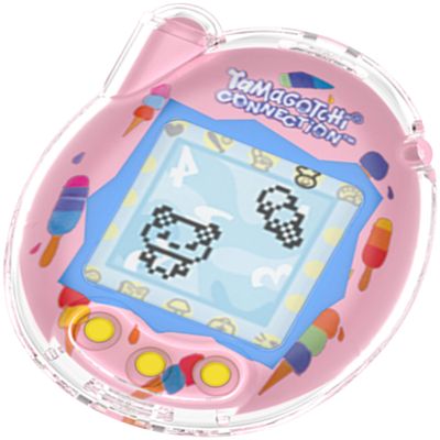 Geiomoo PC Case for Tamagotchi Connection Virtual Reality Pet, Flexible Scratch Resistant Protective Cover (Clear)