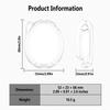 Geiomoo PC Case for Tamagotchi Connection Virtual Reality Pet, Flexible Scratch Resistant Protective Cover (Clear) view 3