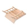 DECHOUS Miniature Wooden Staircase with Handrail Safe Dollhouse Furniture Accessory for Craft Projects and Mini Scene Models Realistic Tiny Stair Decor for Home School and Kindergarten view 1