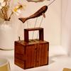 3D Wooden Whale Model, Music Box Dynamic with Kinetic Fin Movement and Crystal-Clear Melody for Desktop, Home & Office Decor, for Adults & Collectors view 2