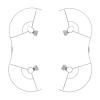 1 Set Propeller Protector Guard for Mini SE/Mini 2/Mavic Mini Drone Protective Cover view 1