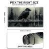 HGGJFLYX Playmat with Zone for MTG,24x14 Inch for TCG Playmat with Non-Slip Rubber Base,Smooth Surface Stitched Edges,Magic Card Game Mat with Storage Desk Mousepad,Snowy Raven Ornate Perch view 2