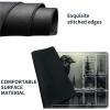 HGGJFLYX Playmat with Zone for MTG,24x14 Inch for TCG Playmat with Non-Slip Rubber Base,Smooth Surface Stitched Edges,Magic Card Game Mat with Storage Desk Mousepad,Snowy Raven Ornate Perch view 4