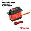 Waterproof 180/270 Degrees 30KG 35kg 60KG High Torque Metal Gear Digital servo(1x30kg 270Degree Arm) view 2