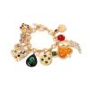 Vintage Alloy Heart-Shaped Bohemian Bracelet,golden,18cm view 1