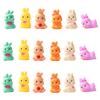 Acxico 18pcs Easter Bunny Ornaments, Creative Desktop Decor for Office & Room, Suitable for New Year, Valentine's Day & Easter Occasions view 1