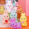 Acxico 18pcs Easter Bunny Ornaments, Creative Desktop Decor for Office & Room, Suitable for New Year, Valentine's Day & Easter Occasions view 2
