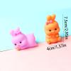 Acxico 18pcs Easter Bunny Ornaments, Creative Desktop Decor for Office & Room, Suitable for New Year, Valentine's Day & Easter Occasions view 3