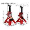 2 Pieces Metal 6T Mini Jack Adjustable Tool SCX10 90046 TRX4 TRX6(Red) view 2