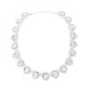 Bohemian Heart-Shaped Vintage Necklace,silvery,50cm view 1