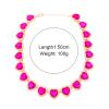 Bohemian Heart-Shaped Vintage Necklace,silvery,50cm view 3