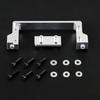 FLMLF CNC Metal Steering Servo Bracket Kit Silver for 1/5 HPI Baja 5B RV KM RC Car Part view 1