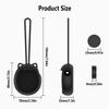 Geiomoo Silicone Cover for Tamagotchi Paradise Case Interactive Virtual Pet, Soft Flexible Scratch Resistant Protective (Black) view 3