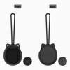 Geiomoo Silicone Cover for Tamagotchi Paradise Case Interactive Virtual Pet, Soft Flexible Scratch Resistant Protective (Black) view 4