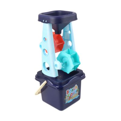 Abaodam Interactive Sand Bucket Set with Shovel and Sand Timer Lightweight ABS Plastic for Outdoor Play and Creative Fun Sandbox