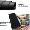 HGGJFLYX Playmat with Zone for MTG,24x14 Inch for TCG Playmat with Non-Slip Rubber Base,Smooth Surface Stitched Edges,Magic Card Game Mat with Storage Desk Mousepad,Glasses Hedgehog Book view 4