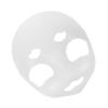 BESPORTBLE DIY White Fursuit Head Mask Unpainted Plastic Animal Halloween Masquerade Costume Accessory Lightweight Comfortable Fit for Cosplay Parties Carnival view 1