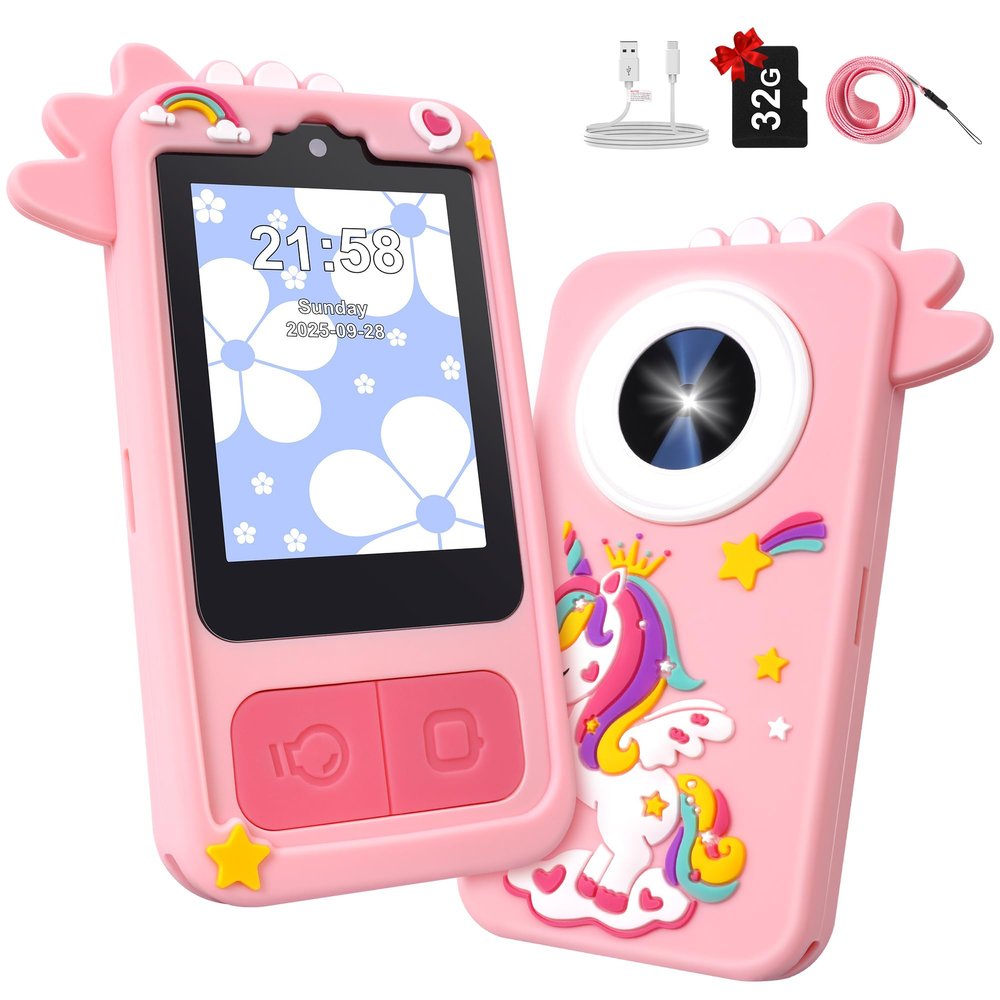 Lookfly Kids Smart Phone,Pink