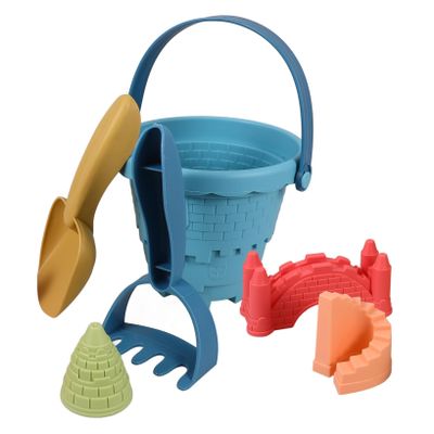 Abaodam Sand Bucket for Beach and Sandbox Interactive Castle Building Sand Playthings for Lightweight Summer Outdoor with Creative Design Suitable for Boys Random Color