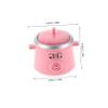 KOMBIUDA Portable Mini Rice Cooker Dollhouse Kitchen Accessory Metal Model for Play and Decoration Realistic Pink Miniature Appliance Encouraging Creative Role Play and Educational Fun view 2