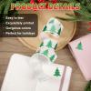 1000pcs Christmas Tree Stickers, Waterproof Self-Adhesive Xmas Decal Roll for Envelope Journal Scrapbook Cards Crafts Label Gift Wrapping Decor Party Supplies view 4