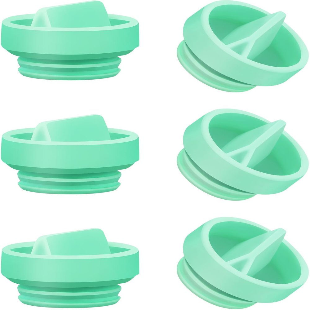 6PCS Duckbill Valves Compatible with Elvie Stride Pump, Food Grade Silicone Valves Replacement Parts, Not Original Stride Pump Part