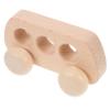 Abaodam Wooden Push Car for Grasping and Finger Flexibility Training Smooth Beech Wood Construction Sturdy Anti-Fall Design Safe Sensory for Boy Girl and Birthday view 1