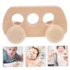 Abaodam Wooden Push Car for Grasping and Finger Flexibility Training Smooth Beech Wood Construction Sturdy Anti-Fall Design Safe Sensory for Boy Girl and Birthday view 2