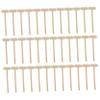Vaguelly 36pcs Wooden Hammer Natural Wood Mallet Smooth Polished Surface Safe for Boys Birthday Presents Fun Knocking Play Props view 1