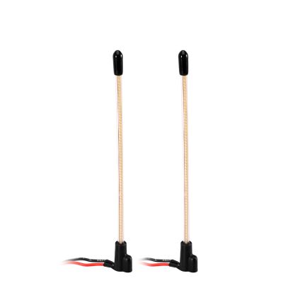 INJORA 2PCS LED Whip Light Bottom Fixed for 1/18 TRX4M 1/24 RC Crawlers Upgrade(Ice Blue)