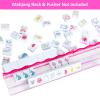 160 Engraved American Mahjong Game Set with Carrying Bag and Accessories, 1.2 Mahjong Tile Set view 4