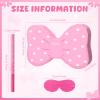 Gemscream Pink Bow Piata Girl Birthday Party Decorations Heart Bowtie Piata Set with Stick Blindfold for Coquette Birthday Bridal Baby Shower Wedding Bachelorette Celebration Decor Supplies view 2