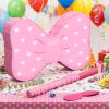 Gemscream Pink Bow Piata Girl Birthday Party Decorations Heart Bowtie Piata Set with Stick Blindfold for Coquette Birthday Bridal Baby Shower Wedding Bachelorette Celebration Decor Supplies view 4