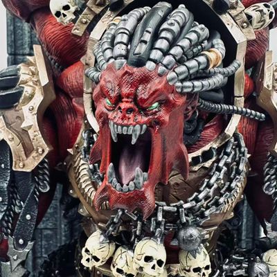 BEERISE WH Parts Helmet 02 Accessories WE - Primarch Angron - PVC Soft Rubber Model Accessories Applicable to JOYTOY Products - Age 15 +