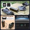 LKTOP Drone Power Station for DJI, Super Fast USB-C Charger Portable Power Packs for Potensic/Holy Stone/Skyrover Drones/Charging Hub/Controller/Camera (27000mAh, 100WH, 5 Ports, LCD Screen, LED Mode) view 4