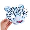 Abaodam 3pcs Halloween Snow Leopard Half Face Masquerade Animal Masks Lightweight EVA Party Costume Dress Up Props for Carnival Cosplay and Jungle Theme Events view 4