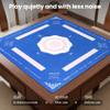 2026 Mahjong Mat, Neoprene Mahjong Table Mat with Rules, Anti Slip & Noise Reduction Gaming Mat for Mahjong, Poker, Board Games, Tile Games and Cards (32.4 x 32.4) with Carrying Bag - Blue view 4