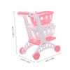 KOMBIUDA 8pcs Miniature Grocery Cart for Compact Supermarket Handcart for Pretend Play Educational Storage Organizer Encouraging Social Interaction and Role Play Skills view 2