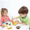 2 Sets Kids Food Toys, Plastic Chinese Dim Sum Kids Toys Realistic Chinese Breakfast Pretend Play for Breakfast Steamed Toy Kitchen Cooking, Kitchen Set Real Cooking, Food view 4