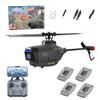 C127AI RC Helicopter with 1080P HD Camera, 2.4G 4CH Single Rotor Brushless Remote Control Helicopter for Adults, Aileronless RC Aircraft Model with Optical Flow Positioning & One-Key Takeoff/Landing view 1