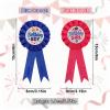 2pcs Birthday Boy & Girl Pins, Satin Ribbon Happy Birthday Button Party Badge Decorations for Women & Men Party Celebrations (Pink, Blue) view 2
