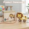 WoodenEdu Baby Toys Car,Wooden Pull Along Toddler Toy, Developmental Toy for 1 Year Old Girl Boy Birthday Gift (Lion) view 4