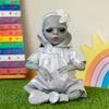 Anano 14 Inch Lifelike Alien Reborn Baby Doll, Spark Imagination Realistic Newborn Alien Baby Dolls Toy Soft Vinyl & Cloth Body, Ideal Creative Gift for Kids view 3