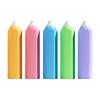 5PCS Novelty Hexagonal Grip Erasers Colorful Pencil Shape Easy Erasing for Kid Student Daily Writing Drawing Ergonomic Hexagonal for Writing view 1