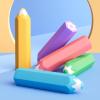 5PCS Novelty Hexagonal Grip Erasers Colorful Pencil Shape Easy Erasing for Kid Student Daily Writing Drawing Ergonomic Hexagonal for Writing view 3