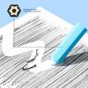 5PCS Novelty Hexagonal Grip Erasers Colorful Pencil Shape Easy Erasing for Kid Student Daily Writing Drawing Ergonomic Hexagonal for Writing view 4