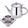 Hbbgdiy Kids Tea Set, Stainless Steel Teapot, Children Tea Set, Mini, Toy, Kids Teapot, for, Camping view 3