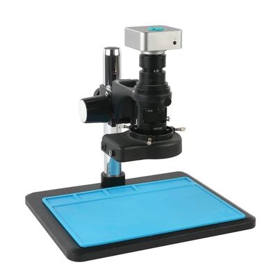 ERoomQ Microscope Accessories Kit 8.3MP 4K FHD 1080P 60FPS HDMI USB Lab Digital Industrial Video Microscope Camera Zoom 200X Lens 170mm Suitable for Phone PCB Repair S(48mp 4k 2k Hdmi USB a)