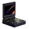 Doriteney Flip Retro Handeld Video Game Console 3.4" IPS Screen 64GB TF Card Preload Electronic Games, Support WiFi Bluetooth HD Black Flip view 1